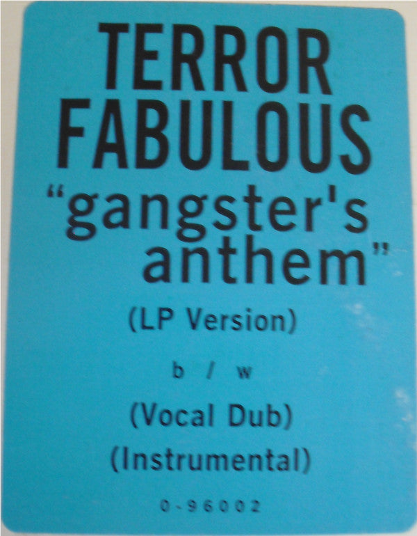 Terror Fabulous : Gangster's Anthem (12")