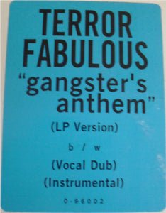 Terror Fabulous : Gangster's Anthem (12")