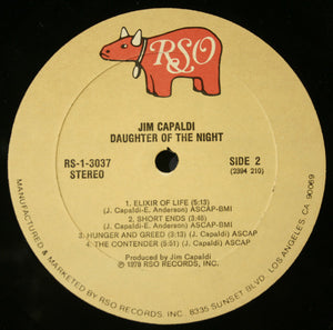 Jim Capaldi : Daughter Of The Night (LP, Album, All)