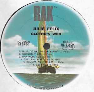 Julie Felix : Clotho's Web (LP, Album)