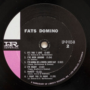 Fats Domino : Sings Million Record Hits (LP, Album, Mono, RE)
