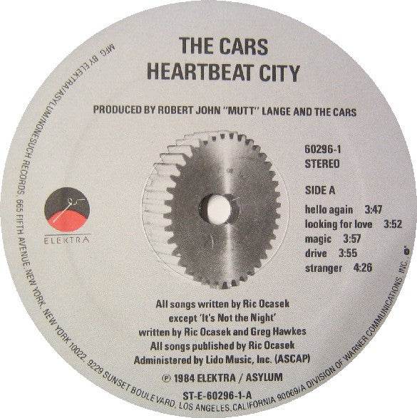 Buy The Cars Heartbeat City LP Album Spe Online for a great