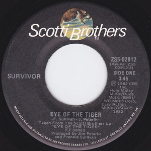 Survivor : Eye Of The Tiger (7", Single)