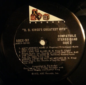 B.B. King : The Best Of B.B. King (LP, Comp, Qua)