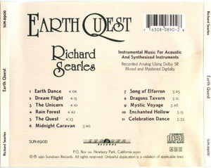 Richard Searles : Earth Quest (CD, Album)