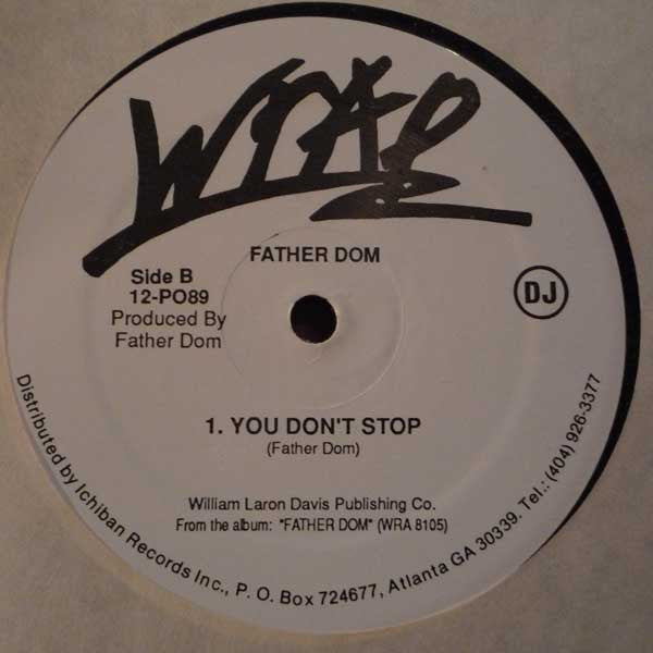 Father Dom : I'm Fed Up (12", Promo)