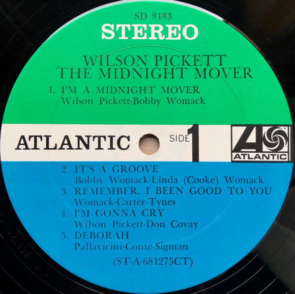 Wilson Pickett : The Midnight Mover (LP, Album, CT )