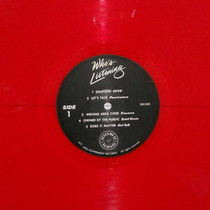 Various : Who's Listening (LP, Comp, Red)