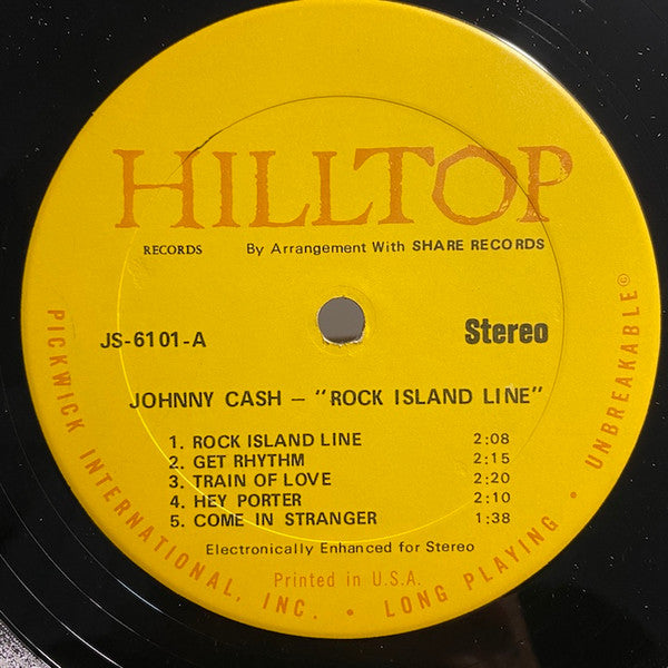 Johnny Cash : Rock Island Line (LP, Comp)