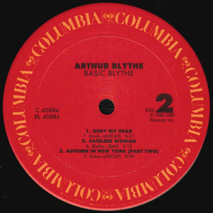 Arthur Blythe : Basic Blythe (LP, Album, Car)