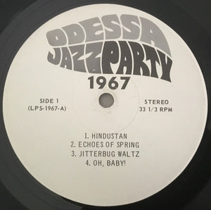 Various : Sounds Of The 1967 Odessa Jazz Party (LP)