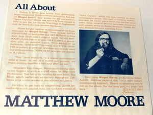 Matthew Moore : Winged Horses (LP, Album, Promo)