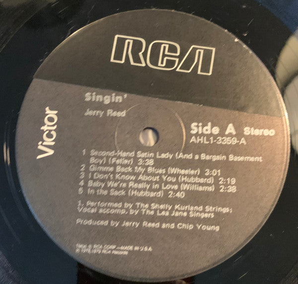 Jerry Reed : Half Singin' & Half Pickin' (LP, Album)