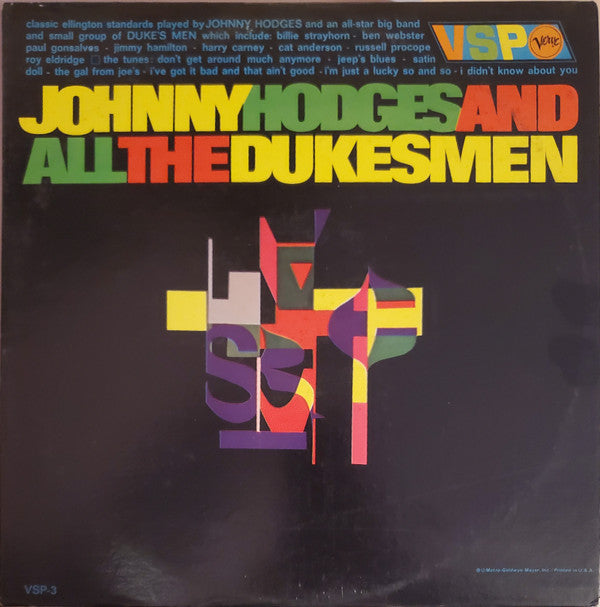 Johnny Hodges & All The Duke's Men : Johnny Hodges & All The Duke's Men (LP, Comp, Mono, RM)