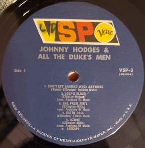 Johnny Hodges & All The Duke's Men : Johnny Hodges & All The Duke's Men (LP, Comp, Mono, RM)