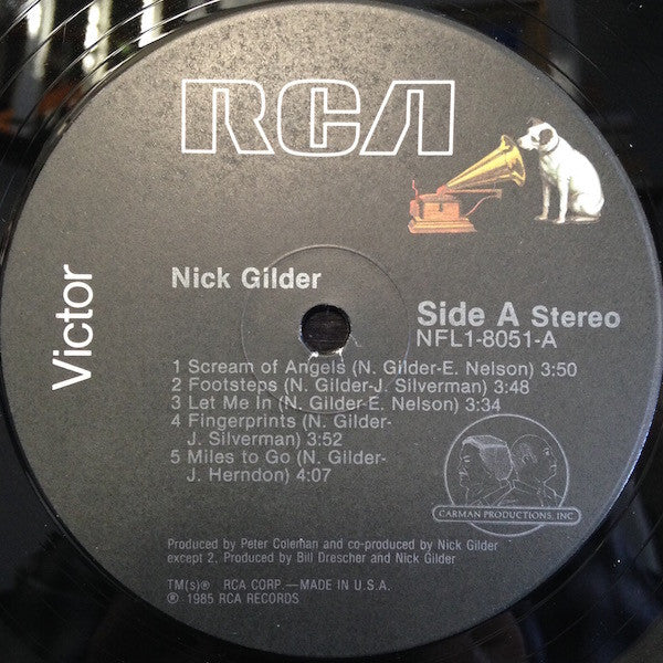 Nick Gilder : Nick Gilder (LP, Album, Ind)