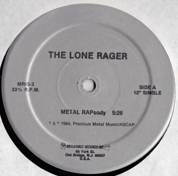 The Lone Rager : Metal Rap (12", Single)
