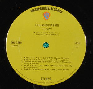 The Association (2) : "Live" (2xLP, Album, San)