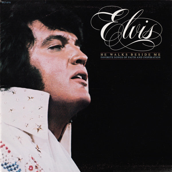 Elvis* : He Walks Beside Me (Favorite Songs Of Faith And Inspiration) (LP, Comp, RE)