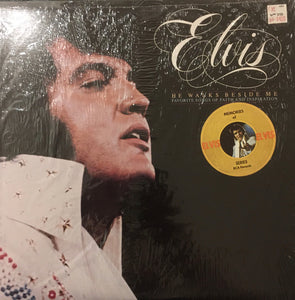 Elvis* : He Walks Beside Me (Favorite Songs Of Faith And Inspiration) (LP, Comp, RE)