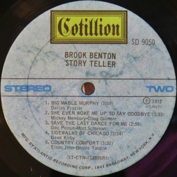 Brook Benton : Story Teller (LP, Album)