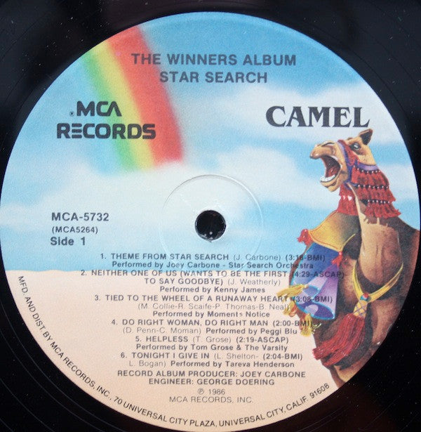 Various : Star Search The Winners Album (LP)