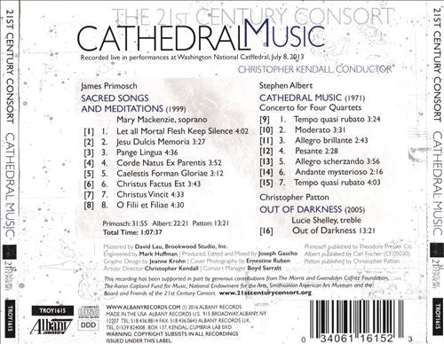 21st Century Consort, Christopher Kendall : Cathedral Music (CD, Album)