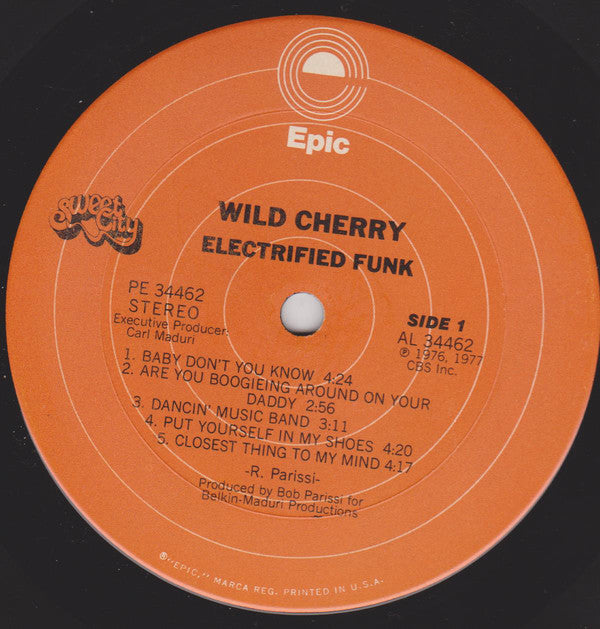 Wild Cherry : Electrified Funk (LP, Album, San)