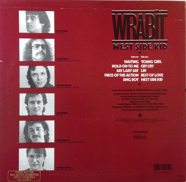Wrabit : West Side Kid (LP, Album)