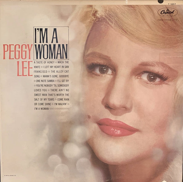 Peggy Lee : I'm A Woman (LP, Album, Mono, Los)