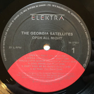 The Georgia Satellites : Open All Night (LP, Album)