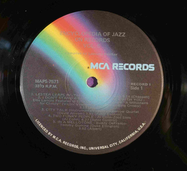 Various : Leonard Feather Presents Encyclopedia Of Jazz On Records-Vol. 5 (2xLP, Comp)
