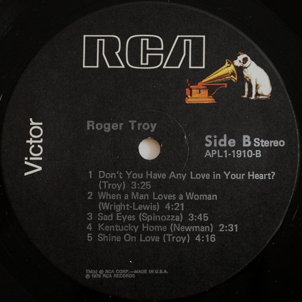 Roger Troy : Roger Troy (LP, Album)