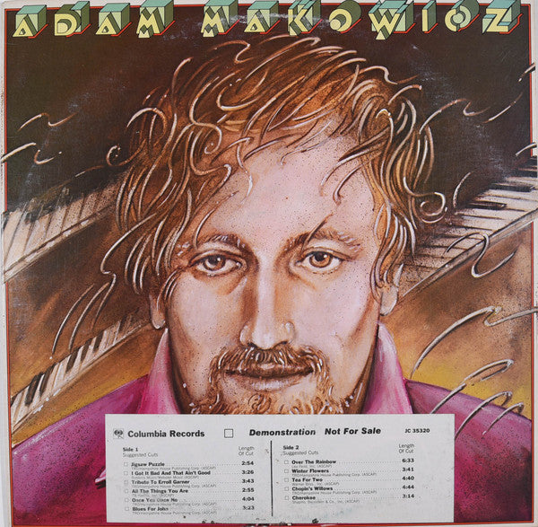 Adam Makowicz : Adam (LP, Album, Promo)
