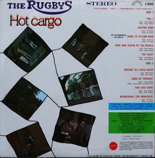 The Rugbys : Hot Cargo (LP, Album)