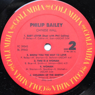 Philip Bailey : Chinese Wall (LP, Album)