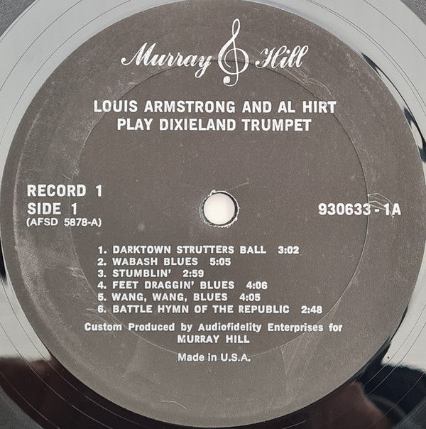 Louis Armstrong and Al Hirt : Dixieland Trumpet (4xLP, Comp, RE + Box)