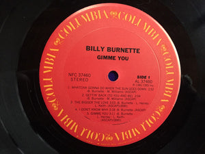 Billy Burnette : Gimme You (LP, Album)