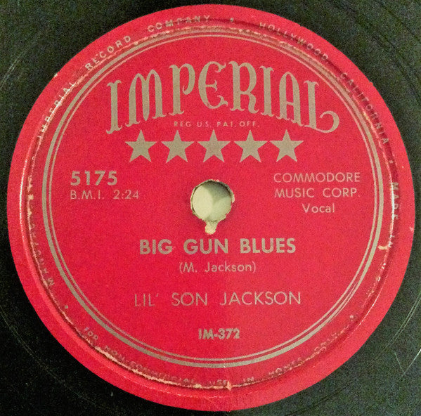 Lil' Son Jackson : My Little Girl / Big Gun Blues (Shellac, 10")