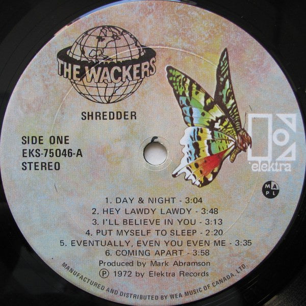 The Wackers : Shredder (LP, Album, Gat)