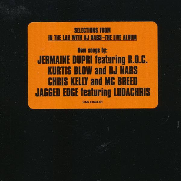 DJ Nabs : Selections from In The Lab With DJ Nabs - The Live Album (12", Promo)