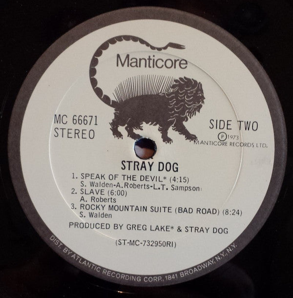 Stray Dog (3) : Stray Dog (LP, Album, RI )