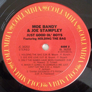 Moe Bandy & Joe Stampley : Just Good Ol' Boys (LP, Album)