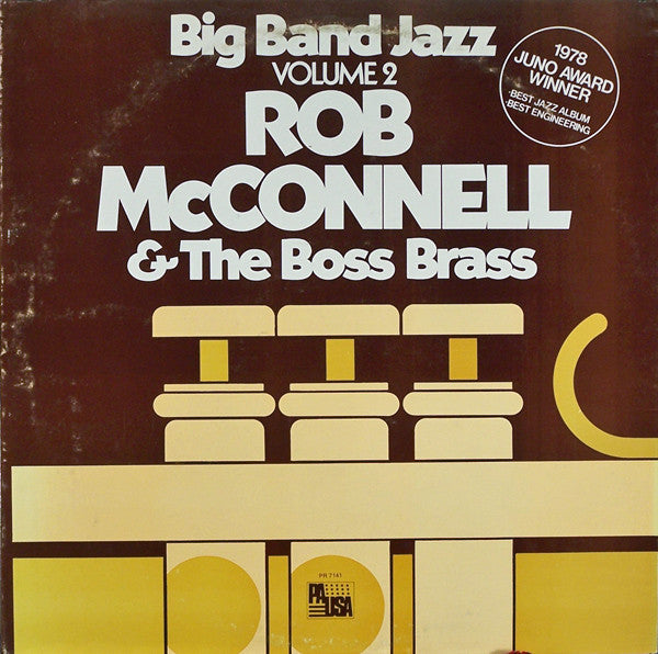 Rob McConnell & The Boss Brass : Big Band Jazz Volume 2 (LP, Album)
