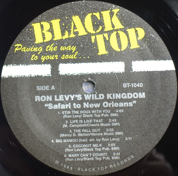 Ron Levy's Wild Kingdom : Safari To New Orleans (LP, Album)