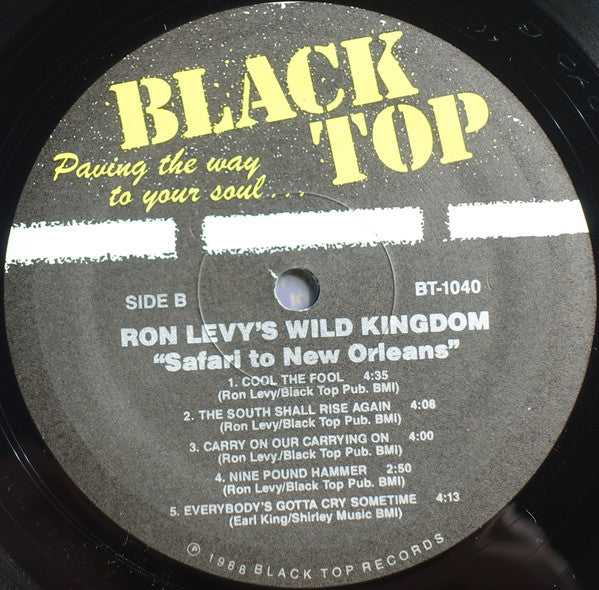 Ron Levy's Wild Kingdom : Safari To New Orleans (LP, Album)