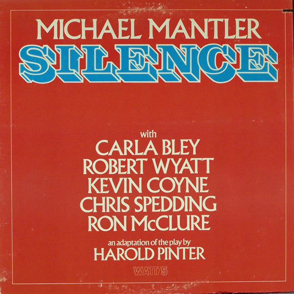 Michael Mantler : Silence (LP, Album, Gat)