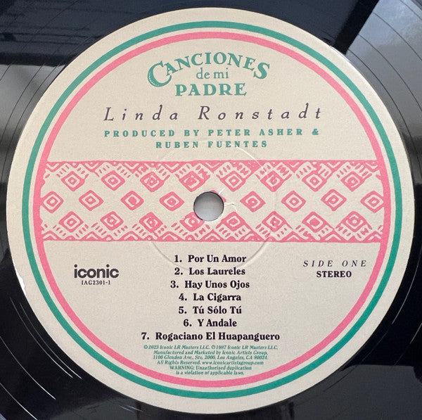 Linda Ronstadt - Canciones de mi Padre LP