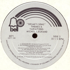 Michel Legrand : Brian's Song (Themes & Variations) (LP, Album)