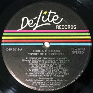 Kool & The Gang : Spirit Of The Boogie (LP, Album, Gat)